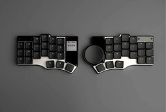 Das Toucan Keyboard nutzt ein zweigeteiltes Design für eine bessere Ergonomie. (Bildquelle: Beekeeb)