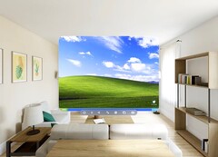 Apples Mixed-Reality-Headset kann durch virtuelle Maschinen auch andere Betriebssysteme nutzen. (Bild: @UTMapp)