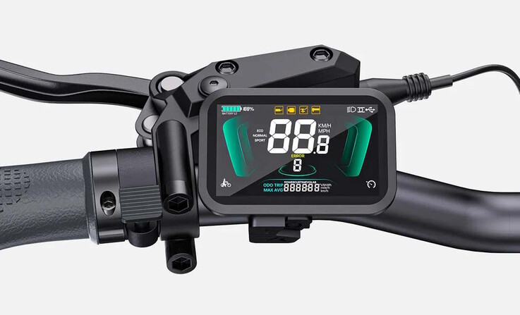 Ein kompaktes Display ist verbaut