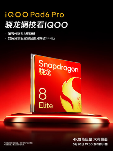 Das Pad 6 Pro setzt auf einen Snapdragon-Flaggschiff-Chipsatz