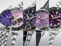 Von links nach rechts abgebildet: Seiko Presage HCB006J1, Prospex HBJ005, Astron HAB011J1, Alpinist HBC006J1 und 5 Sports HDB003.