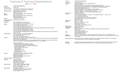 Dell Latitude 7490 Spezifikationen