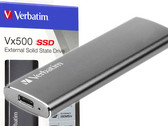 Externe SSD Verbatim Vx500 mit USB 3.1 Gen. 2 und bis zu 480 GB.