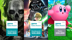 Game Sales Awards Oktober: Call of Duty Modern Warfare 2, Lego Star Wars Skywalker Saga und Kirby ausgezeichnet.