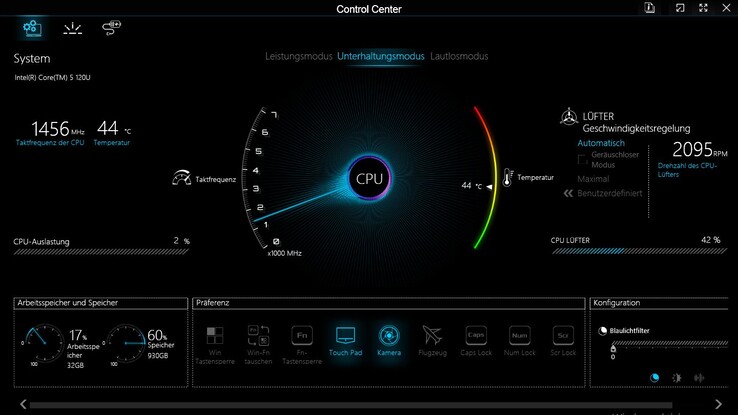 Das Control Center