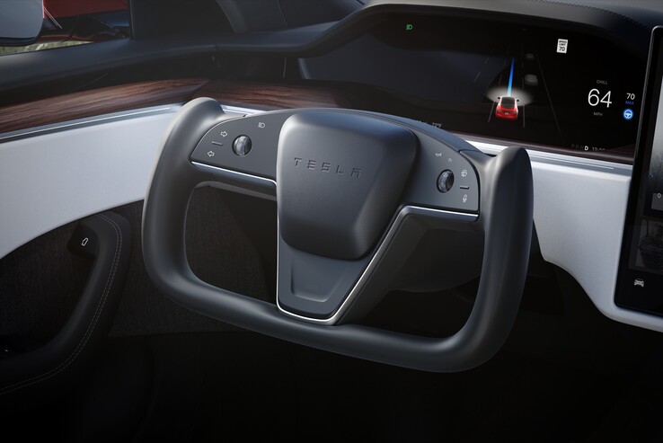 Das Tesla Model 3 der nächsten Generation soll ein Lenkrad im Stil des Model S erhalten. (Bild: Tesla)