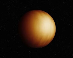Künstlerische Darstellung des Exoplaneten WASP-18b (Bildquelle: NASA)