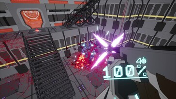 Im Bild: Ein Gameplay-Screenshot aus Cyberfrags '69.