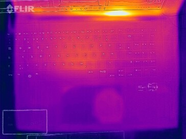 LG Ultra-PC 16" mit Ryzen 3 5300U - Idle Abwärme oben