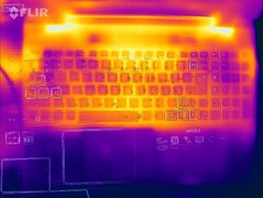 Wärmeentwicklung Oberseite (Last)