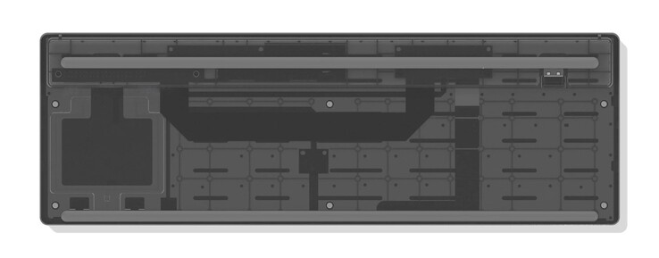 Die Tastatur ist Framework-typisch modular aufgebaut.