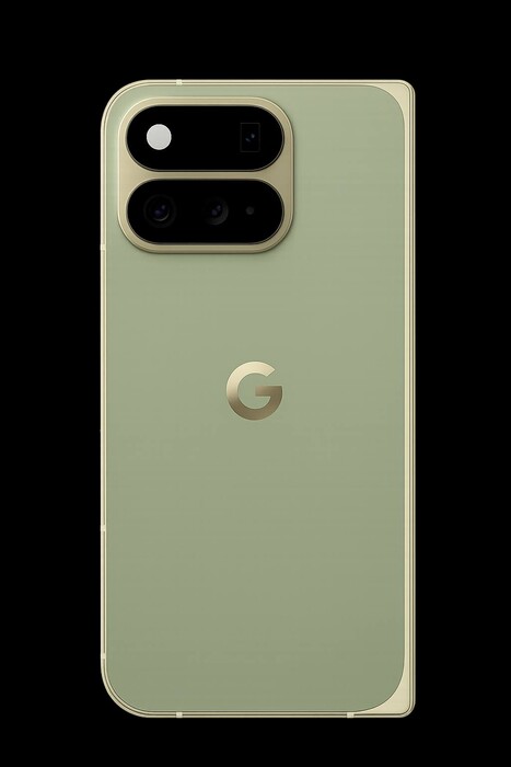 Das Google Pixel 11 Pro Fold zeigt sich in der grünen 