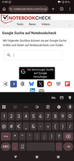 Sony Xperia 1 VIII keyboard Test