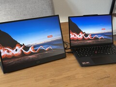 Lenovo ThinkVision M16 am ThinkPad X13 Gen 7 AMD