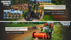 Gamescom 2022: Landwirtschafts-Simulator 22 Pumps N&#039; Hoses Pack, kostenloses Content Update 4 und Platinum Edition Trailer