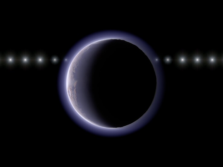 Illustration von 2002 XV 93