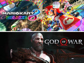 game Sales Award im April: Mario Kart 8 Deluxe und God of War.