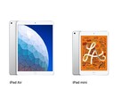 Apple bietet ab sofort ein neues 10,5 Zoll iPad Air und das 7,9 Zoll iPad mini mit A12-SoC an.