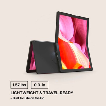 Das Display muss nicht komplett ausgeklapt werden