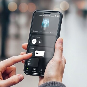 Die App-Steuerung ist möglich (Bildquelle: Dyson)