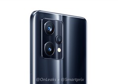 Das Realme 9 Pro setzt auf das mittlerweile für Realme typische Kameramodul. (Bild: @OnLeaks / Smartprix)