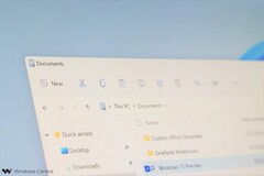 Auch der gute alte Windows Dateimanager bekommt ein kleines Redesign verpasst. Der Ribbon UI-Look ist Geschichte. (Bild: Windows Central)