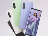 Das Sony Xperia 10 V wird in vier Farben angeboten, inklusive Lavendel, Salbeigrün, Weiß und Schwarz. (Bild: Sony)