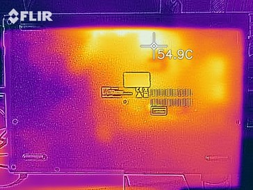 Wärmeentwicklung Unterseite (Last)