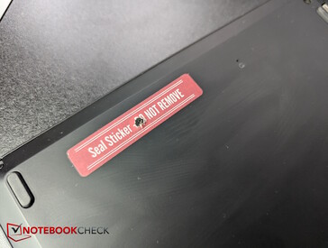 Den Siegel-Sticker solle s in der Verkaufsversion nicht geben