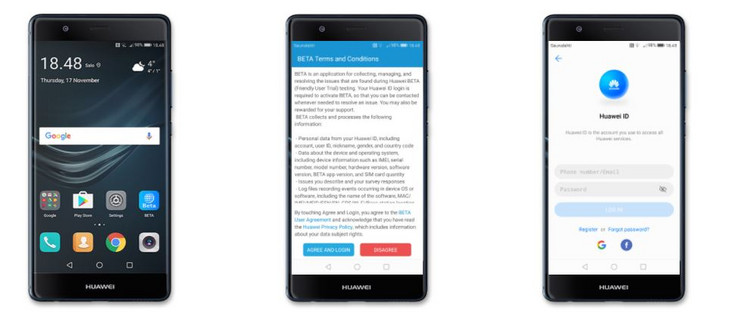 Mit der Huawei App Friendly-User-Test ...