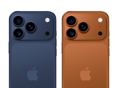 Doch kein helles himmelblau sondern eher ein orange-artiges Kupfer-Gold. Ein Leak deutet auf die Apple iPhone 17 Pro (Max) Farben. (Bildquelle: @TheAppleHub)