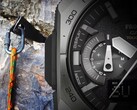 The indicator hand at 9 o’clock position is shaped like an old-school piton once used in rock climbing. (Image source: Casio)