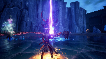 Ein Angriff in Dungeons of Sundaria.