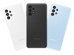 Farbvarianten des Samsung Galaxy A13.