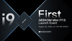 GEEKOM präsentiert den Mini IT13 am 23. August. (Bild: GEEKOM)