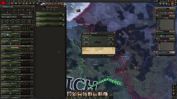 Im Bild: Ein Gameplay-Screenshot aus Hearts of Iron IV.