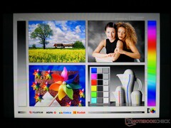 Die weiten IPS-Winkel sind für die Anzeige im Tablet-Modus geeignet