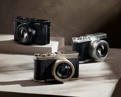 Die Lumix L10 wird in drei Farben angeboten, Titanium Gold wird als limitierte Edition angeboten.