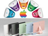 Throwback Tuesday: Apple könnte beim Frühlings-Event am 20. April ein kunterbuntes neues iMac-Lineup ankündigen. (Bild: Apple, Jon Prosser, editiert)