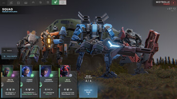 Das Bild zeigt ein Team in Phantom Brigade.
