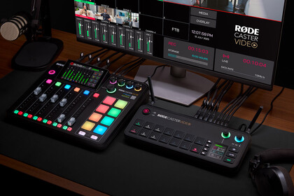 Rodecaster in einem Studio