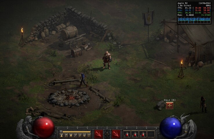 Diablo II Resurrected konnte mit einer frühen Pre-Alpha-Version von CrossOver 23 bereits auf macOS gespielt werden. (Bild: CodeWeavers)