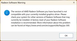 Vorkonfiguriertes System öffnent Radeon-Software nicht