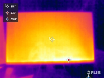 Hitzeentwicklung XG27UCS Vorderseite