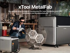 xTool MetalFab: System kann Metall auf bearbeiten - mit einem Laser (Bildquelle: xTool)
