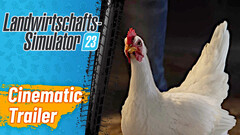 Landwirtschafts-Simulator 23: Rockige Hühnerjagd im Cinematic-Trailer und offizielles Magazin.