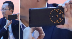 Das Honor Magic3 kommt offenbar mit fünf Kameras in einem gigantischen Kameramodul. (Bild: Honor / Sparrows News)