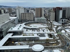 Taxis warten in Kanazawa am Bahnhof auf Kunden. (Foto: Andreas Sebayang/Privat)