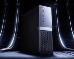Der Mnisforum 895D7 packt eine Desktop-Grafikkarte in ein relativ kompaktes Gehäuse.
