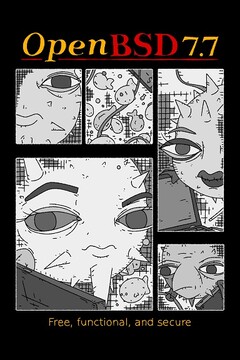 OpenBSD 7.7 ist jetzt erhältlich – mit zahlreichen Verbesserungen (Bildquelle: OpenBSD)